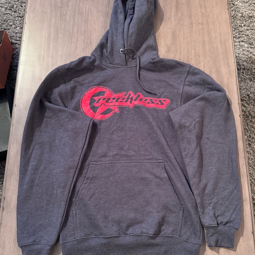 Reckless Small Gray Hoodie for Men